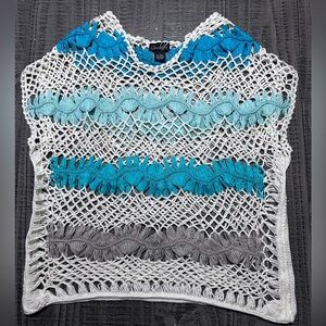 Colorful Crochet Knit Top